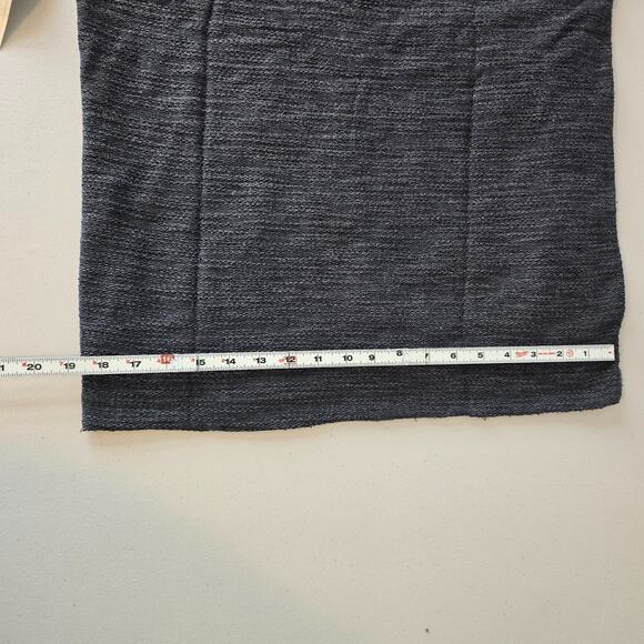 Trade Heritage Hooded Sweatshirt Women's S Charcoal Raw Hems Pullover NWT - Picture 14 of 16